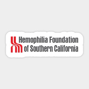 The Hemophilia Foundation of Southern California Sticker